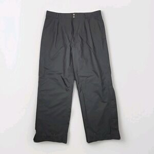Zero Restriction Rain Pants Men XL Black Gore-Tex Windbreaker Golf Elastic Waist